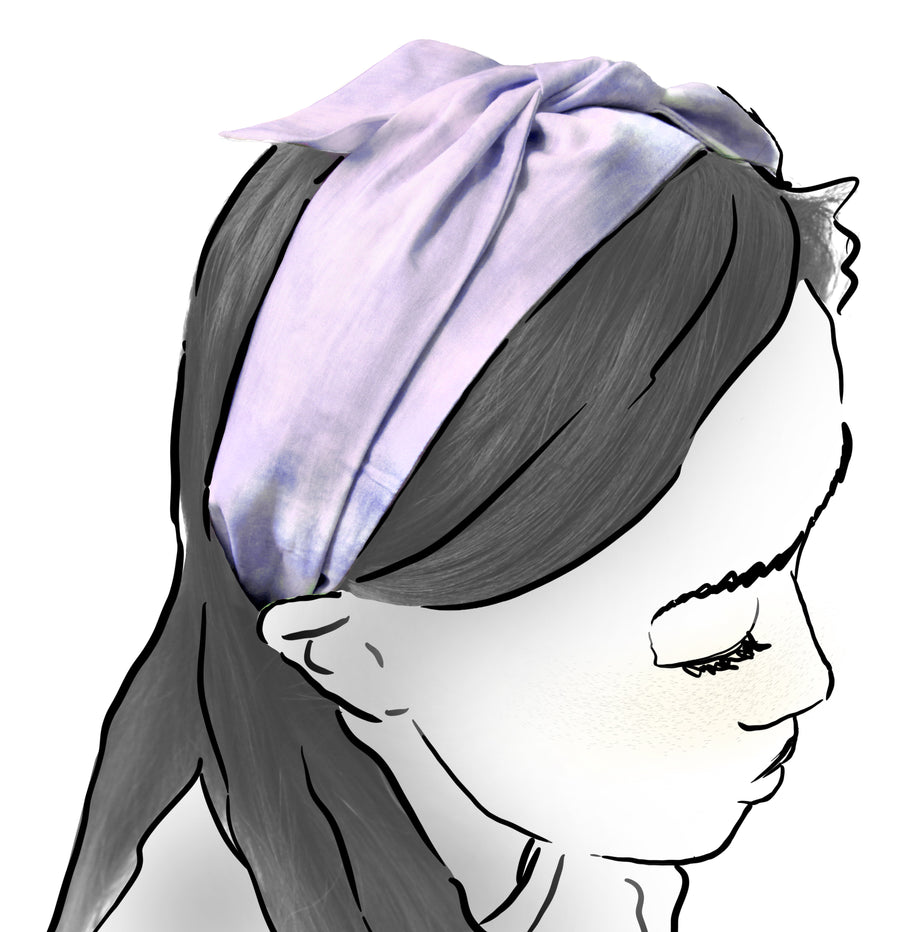 3 PIECE HAIR ACCESSORIES SET (PALE LAVENDER )